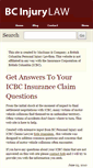 Mobile Screenshot of bc-injury-law.com